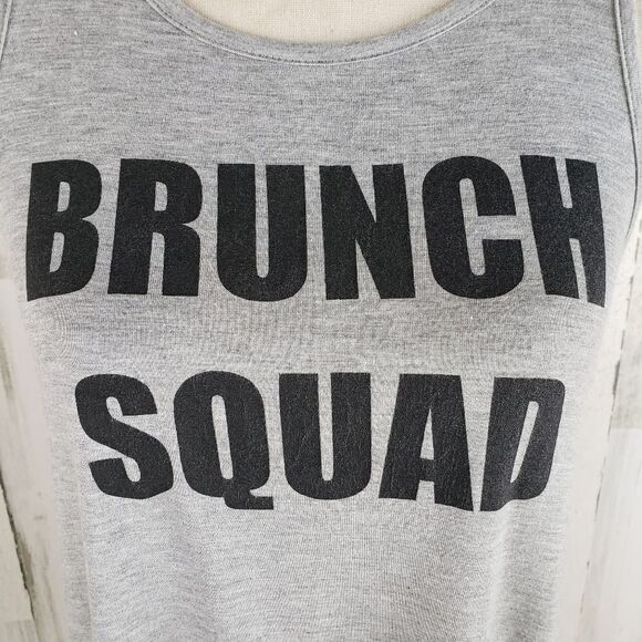 Enough About Me Brunch Squad Tank Sz S - Picture 2 of 8